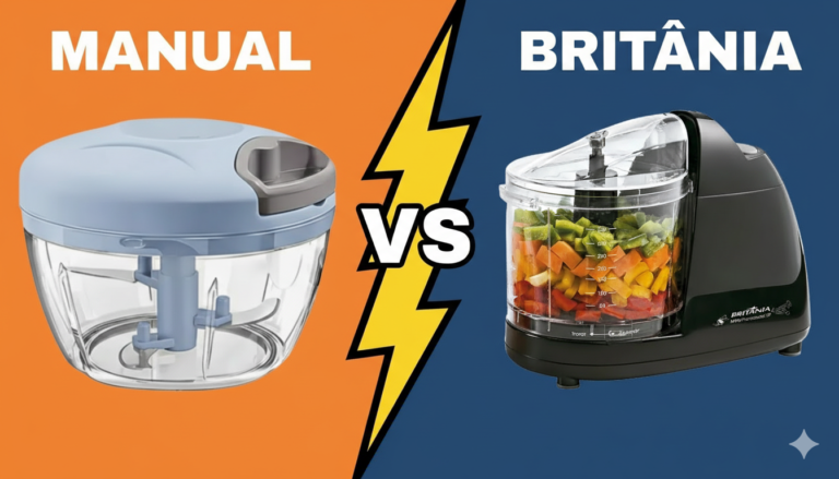 Mini Processador Manual vs Elétrico: Você precisa gastar 10x mais para picar alho?