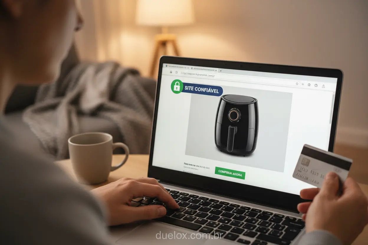 Evitar erros na compra de air fryer online