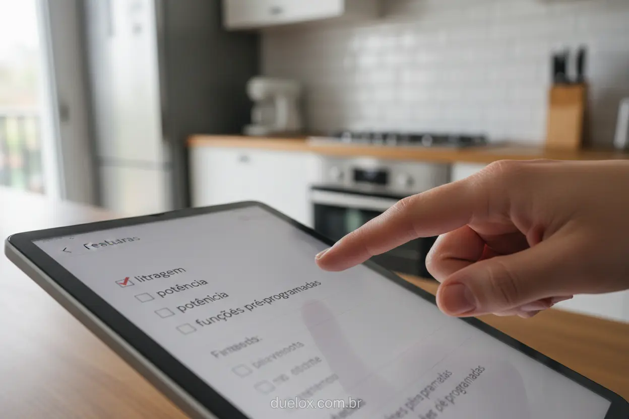 Escolhendo Air Fryer Ideal Checklist de características para escolher a air fryer ideal