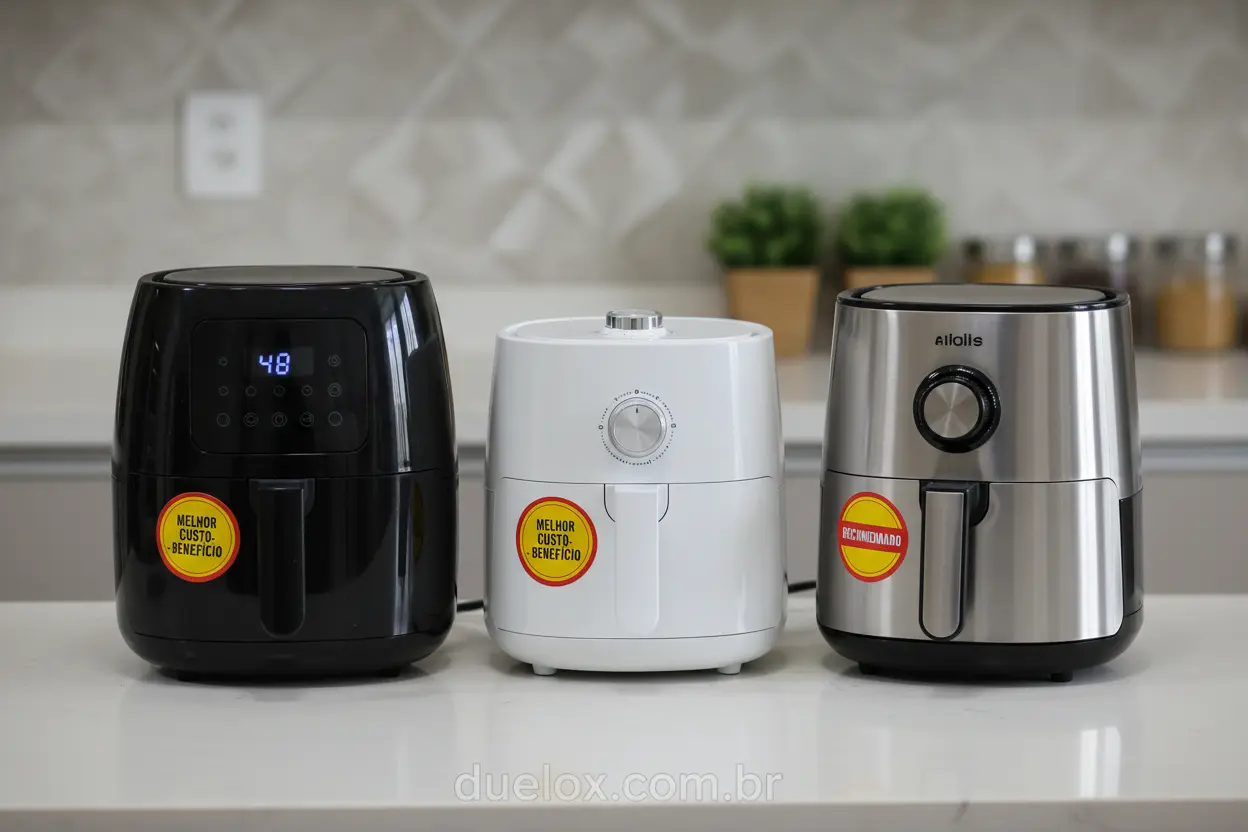 Melhores air fryers custo-benefício 2026