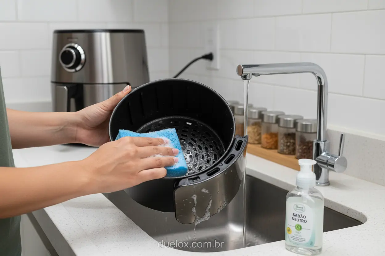 Cuidados para Air Fryer Durar Qual marca de air fryer dura mais? Aumente a vida útil com limpeza!