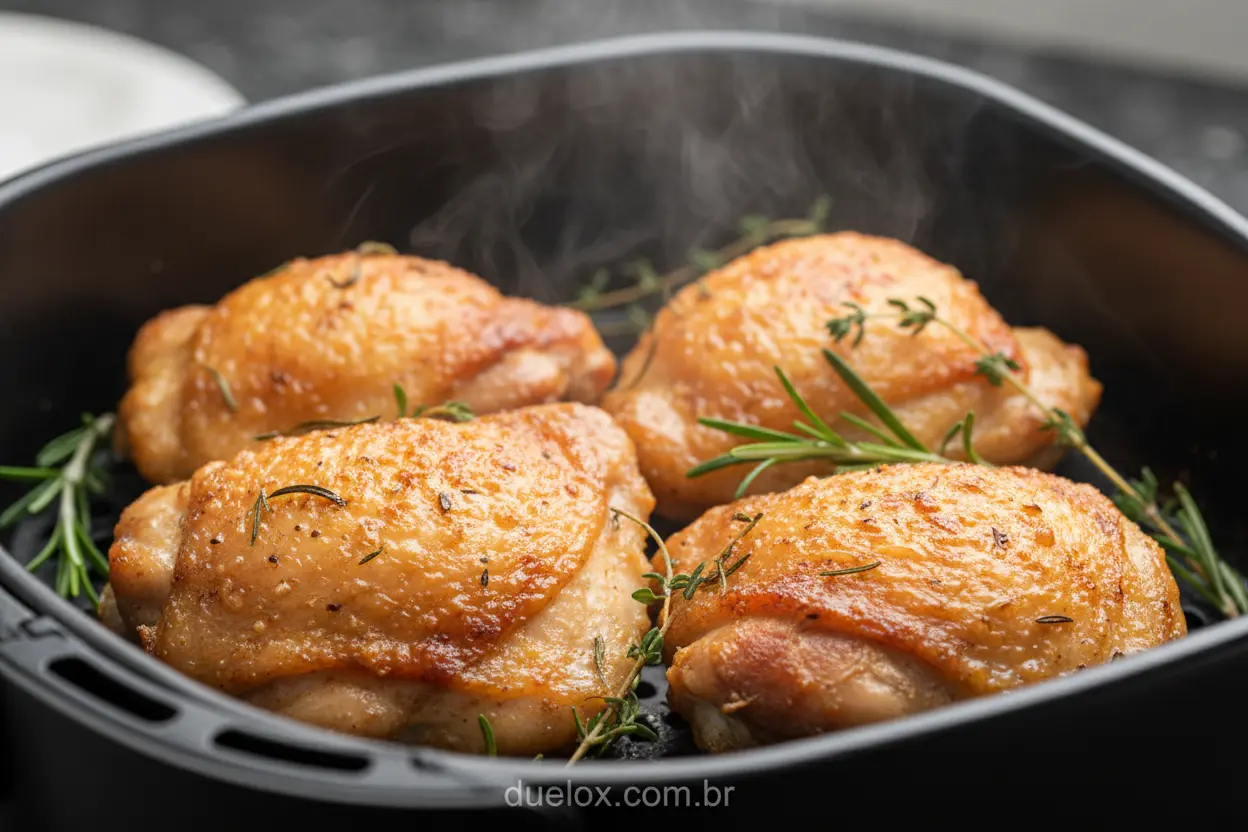 Como usar air fryer pela primeira vez para frango crocante