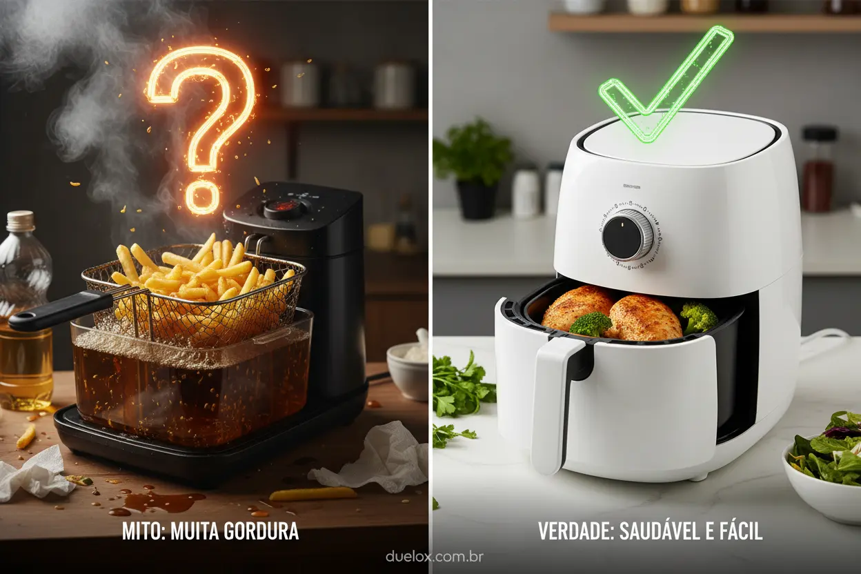 O que é air fryer? Mitos e verdades sobre a fritadeira sem óleo.